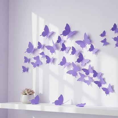 Obraz Motyle 3D na ścianę