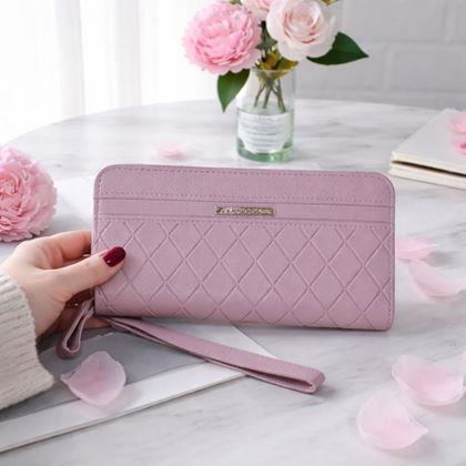 Obrazek z Damska portmonetka  - jasnofioletowy