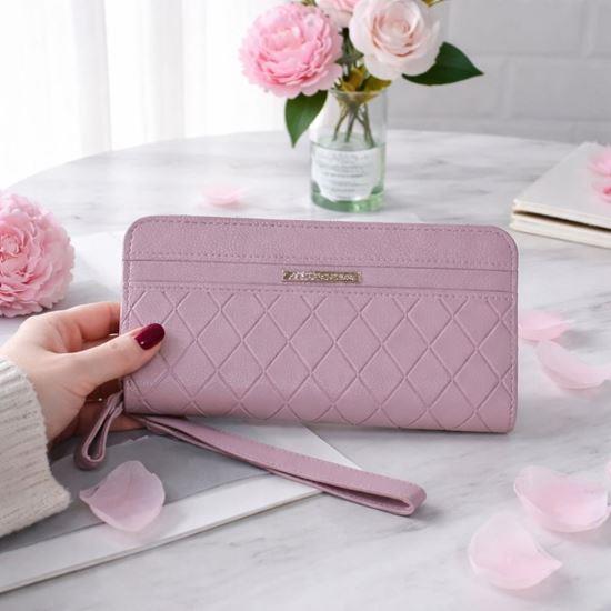 Obrazek z Damska portmonetka  - jasnofioletowy