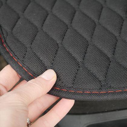 Obrazek z Komplet poduszek na siedzisko  -  czarne