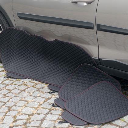 Obrazek z Komplet poduszek na siedzisko  -  czarne