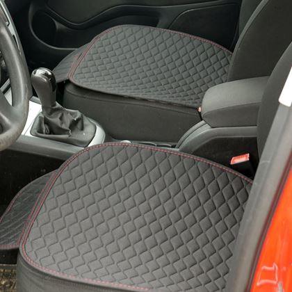 Obrazek z Komplet poduszek na siedzisko  -  czarne