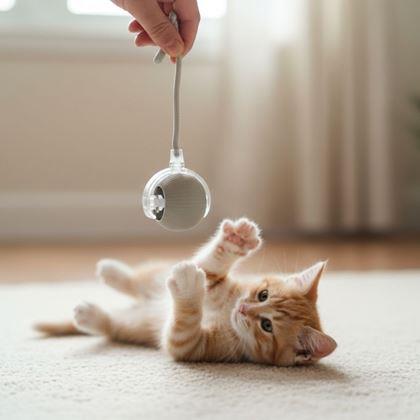 Obrazek z Ładowana piłka ruchoma dla zwierząt