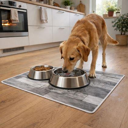 Obrazek z Mata antypoślizgowa 90x60 cm - postarzone drewno