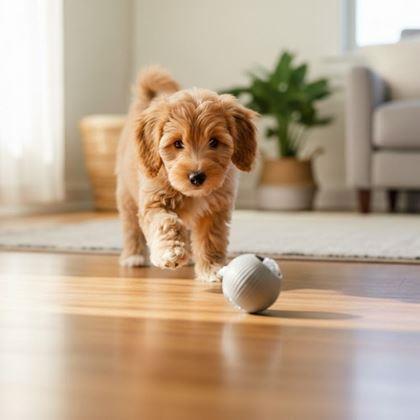 Obrazek z Ładowana piłka ruchoma dla zwierząt