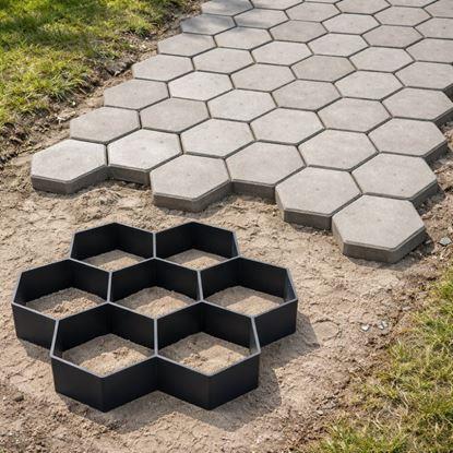 Obraz Forma do chodników betonowych 30x30 cm