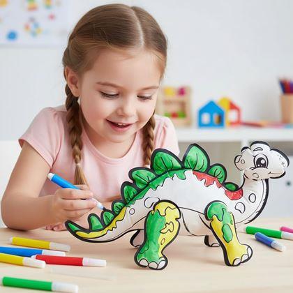 Obrazek z Nadmuchiwana malowanka - Stegozaur