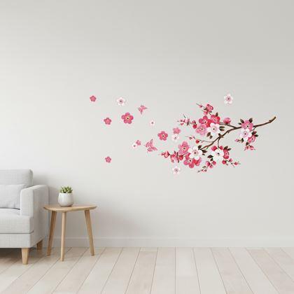 Obrazek z Naklejka na ścianę - Sakura