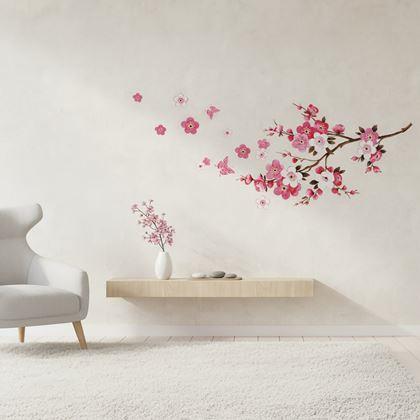 Obrazek z Naklejka na ścianę - Sakura