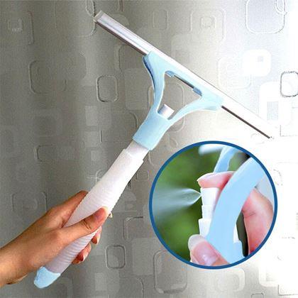 Obrazek z Ściągaczka do szyb z rozpylaczem  - niebieska