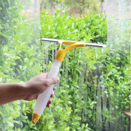 Obrazek z Ściągaczka do szyb z rozpylaczem  - niebieska