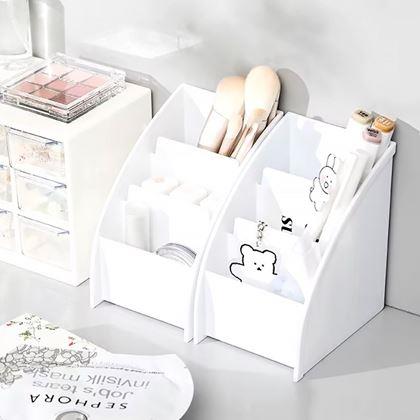 Obrazek z Organizer na biurko z przegródkami  -  biały