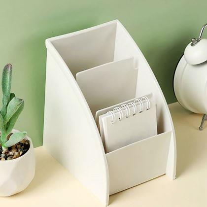 Obrazek z Organizer na biurko z przegródkami  -  biały