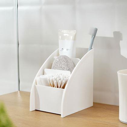 Obrazek z Organizer na biurko z przegródkami  -  biały