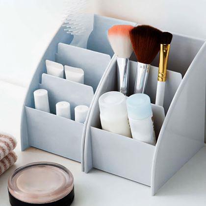 Obrazek z Organizer na biurko z przegródkami  -  biały