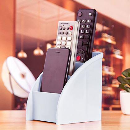 Obrazek z Organizer na biurko z przegródkami  -  jasnoszary