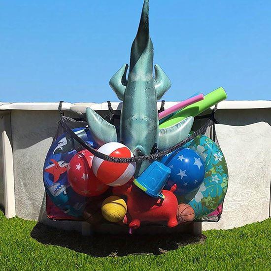 Obrazek z Zewnętrzna wisząca siatka na zabawki