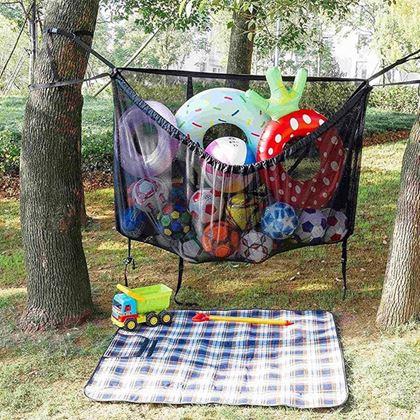 Obrazek z Zewnętrzna wisząca siatka na zabawki