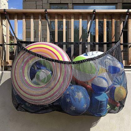 Obrazek z Zewnętrzna wisząca siatka na zabawki