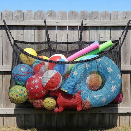 Obrazek z Zewnętrzna wisząca siatka na zabawki