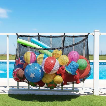 Obrazek z Zewnętrzna wisząca siatka na zabawki