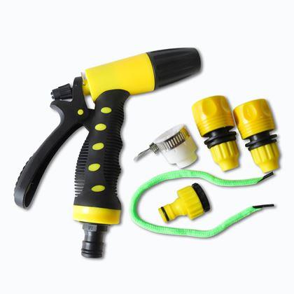 Obrazek z Spiralny wąż ogrodowy z pistoletem 10 m