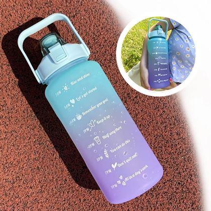 Obrazek z Butelka na wodę z motywacyjnym napisem 2 l