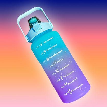 Obrazek z Butelka na wodę z motywacyjnym napisem 2 l