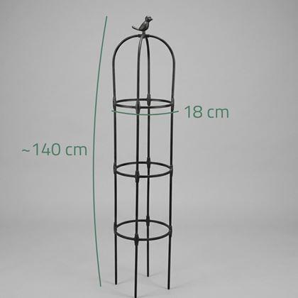 Obrazek z Podpora dla roślin pnących 140 cm