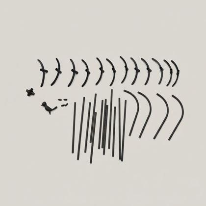 Obrazek z Podpora dla roślin pnących 140 cm