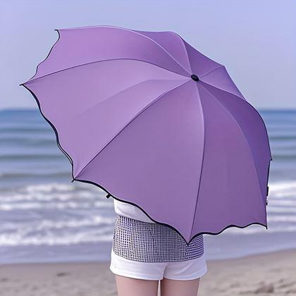 Obrazek z Magiczna składana parasolka -  fioletowy