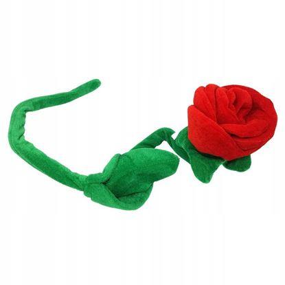 Obraz Pluszowa czerwona róża