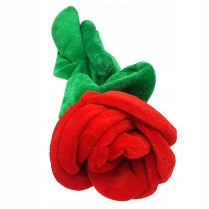 Obrazek z Pluszowa czerwona róża