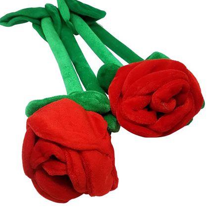 Obrazek z Pluszowa czerwona róża