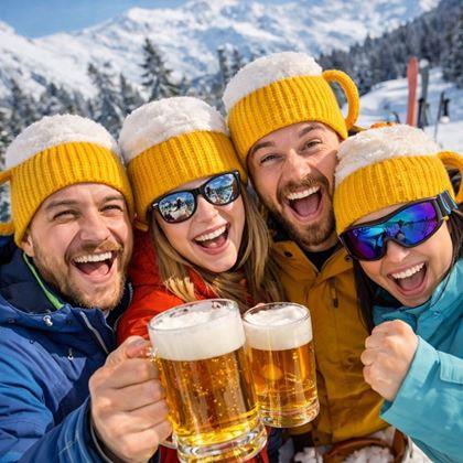 Obrazek z Czapka dziergana - kufel z uchem