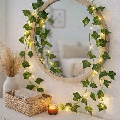 Obrazek z Łańcuch świetlny 2 m – zielone liście