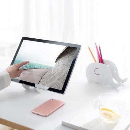 Obrazek z Stojak na biurko na długopisy/telefon – słoń