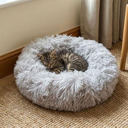 Obraz Puchate legowisko dla kotów, średnica 40 cm