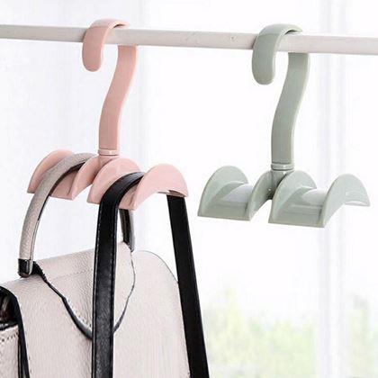 Obrazek z Praktyczny wieszak do szafy – zielony - zielony