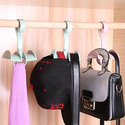 Obrazek z Praktyczny wieszak do szafy – zielony - zielony