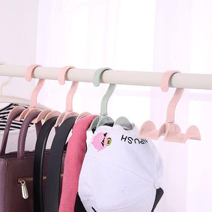 Obrazek z Praktyczny wieszak do szafy – zielony - zielony