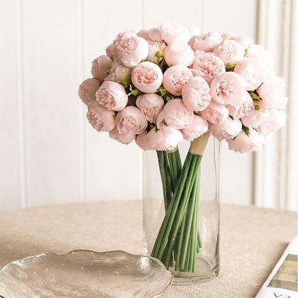 Obrazek z Sztuczny bukiet – piwonia, 9 łodyg