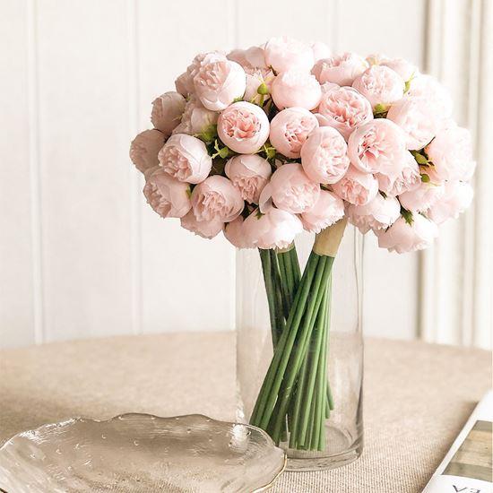 Obrazek z Sztuczny bukiet – piwonia, 9 łodyg