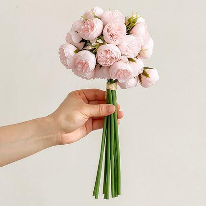 Obrazek z Sztuczny bukiet – piwonia, 9 łodyg