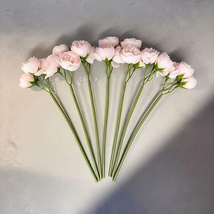 Obrazek z Sztuczny bukiet – piwonia, 9 łodyg