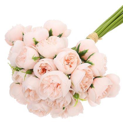 Obrazek z Sztuczny bukiet – piwonia, 9 łodyg
