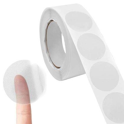 Obrazek z Samoprzylepne przezroczyste kółka - 500 sztuk