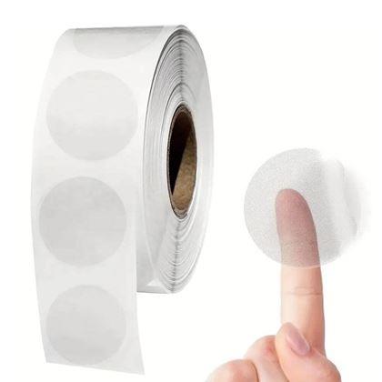 Obrazek z Samoprzylepne przezroczyste kółka - 500 sztuk