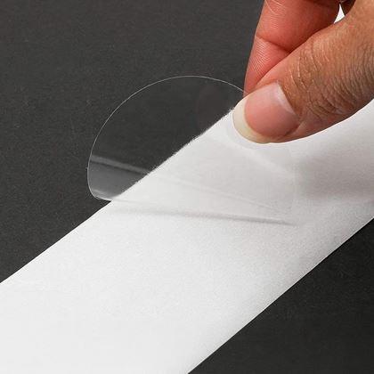 Obrazek z Samoprzylepne przezroczyste kółka - 500 sztuk