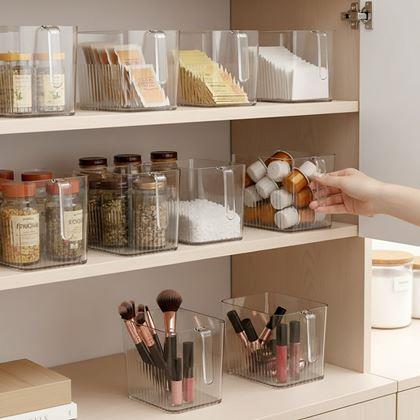 Obrazek z Przezroczysty organizer do lodówki z uchwytem